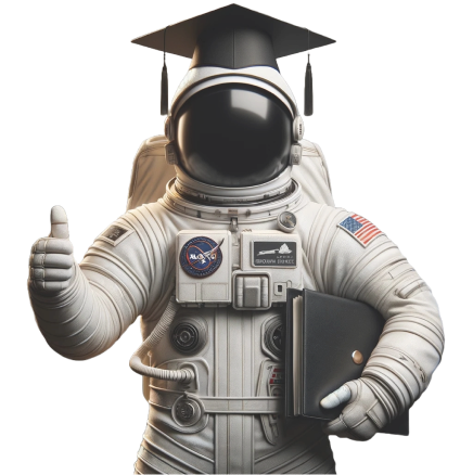 Astronaut with a thumbs up